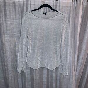 Giorgio Armani Silver Grey Light Mesh Shirt